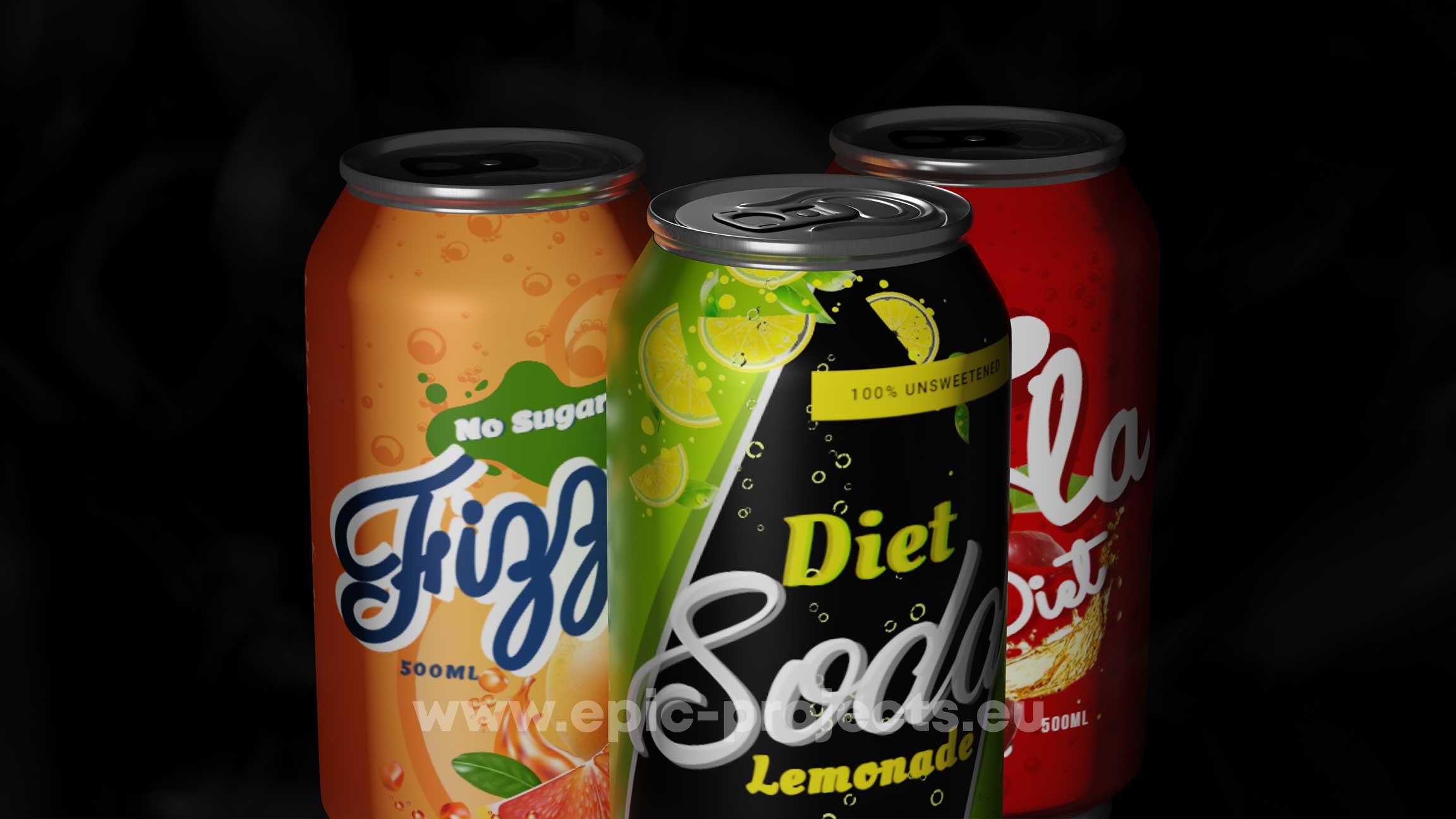 Epic Projects Soda Cans